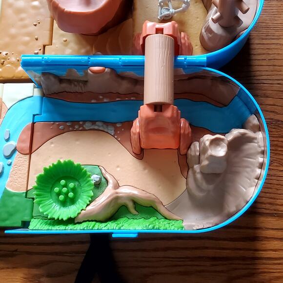 Pokemon Jazwares Blue Backpack Battle Arena Desert Incomplete Does Not Close - Picture 4 of 8